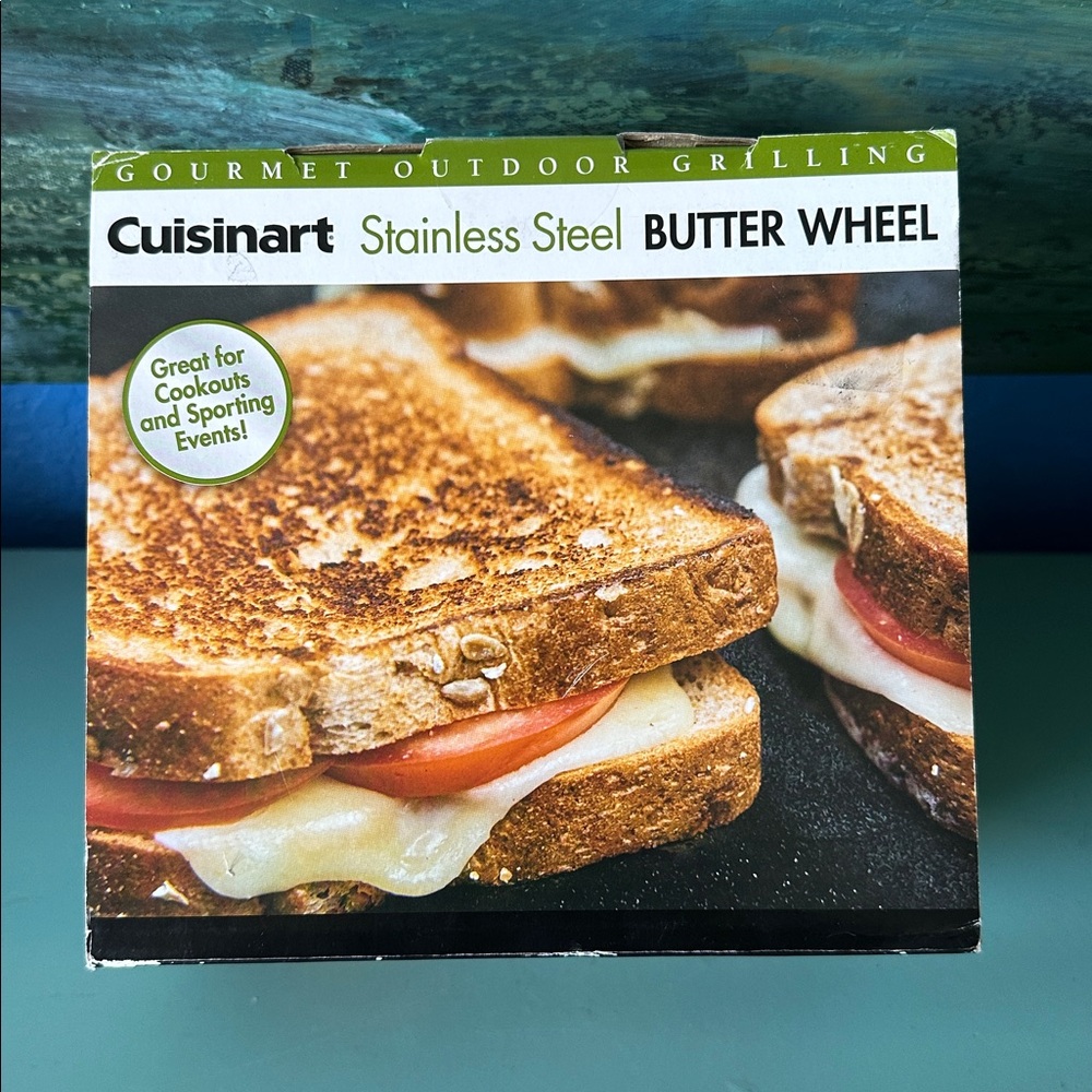 Cuisinart Silver Butter Wheel for Grilling Summer Bbq catering Parties
